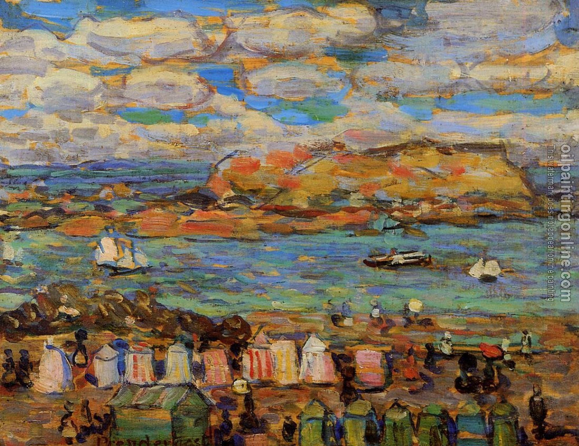 Prendergast, Maurice Brazil - Study, St Malo